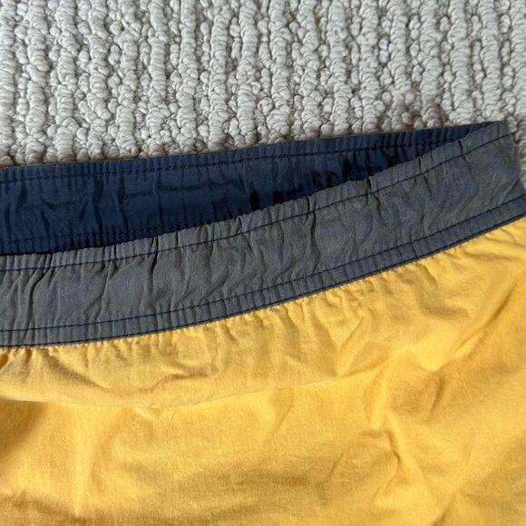 Vintage Tommy Hilfiger Yellow Mesh Lined Swim Trunks Shorts Size XL Flag - Picture 5 of 8